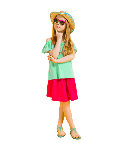 Girl's Skirt Top